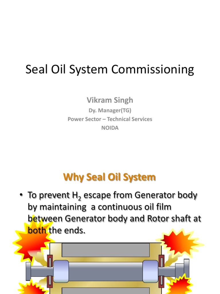 Seal Oil System Commissioning PDF Valve Pump