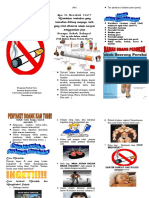 Leaflet Bahaya Merokok SMP