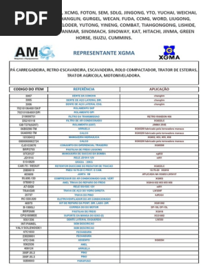 Retentores para Máquinas Pesadas | PDF | Pistão | Peças de veículos