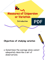 Measures of Dispersion