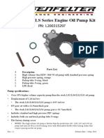High Volume LS Series Engine Oil Pump Kit: Parts List # Description