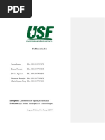 Grupo 3 - Sedimentação