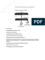 Configuración de Port Security