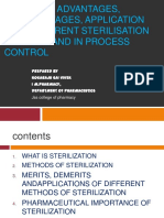 Principle, Advantages, Disadvantages, Application S of Different Sterilisation Methods and in Process Control