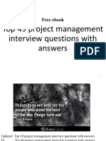 Top 49 Project Management Interview Questions With Answers: Free Ebook