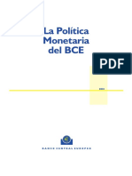 La Politica Monetaria Del BCE (2001) PDF