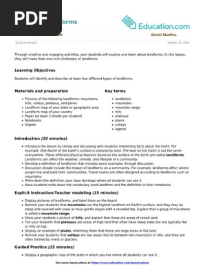 Lesson plans