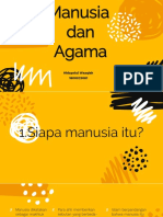 Tugas Studi Islam II Manusia Dan Agama