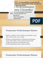 Teori Perkembangan Bahasa (Chomsky)