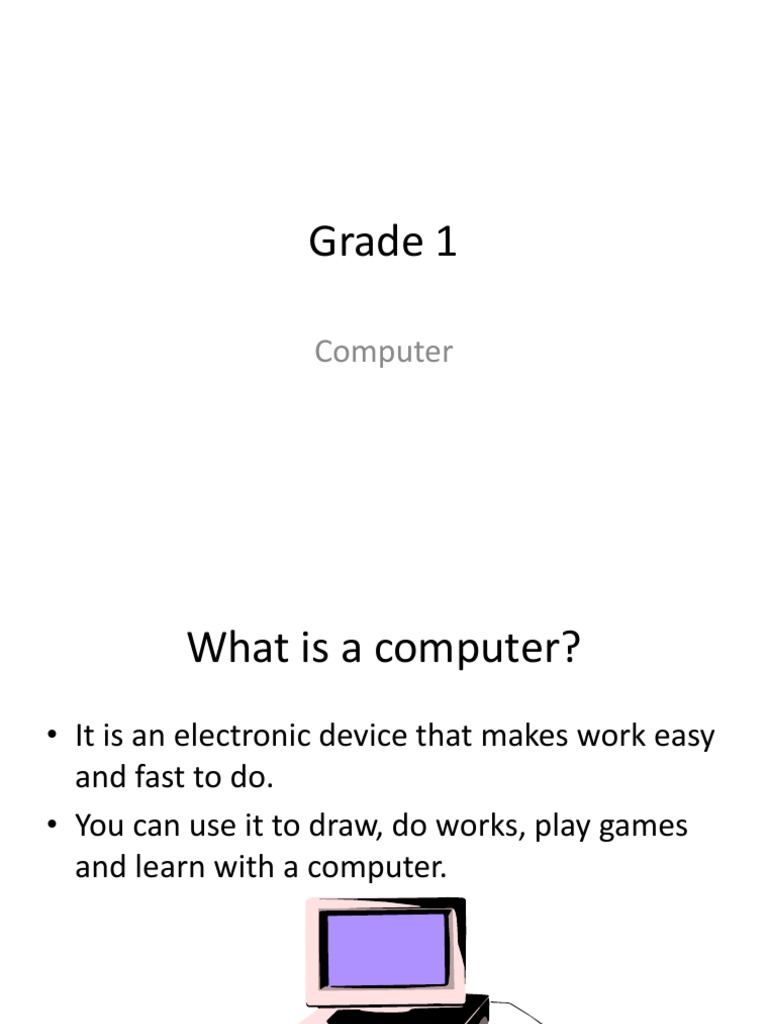 Introduction to Computers for Kids | PDF