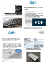 Ficha Tecnica Teja Termoacustica Ceja Alta 2,3mm Dam Group