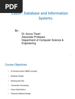 CS207: Database and Information Systems