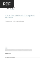 Software Guide Junos Space Platform