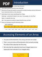 Arrays