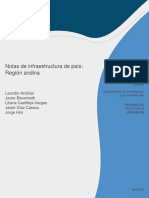 Notas de Infraestructura de Pais - Region Andina 2018