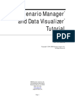 Tutorial - Scenario Manager and Data Visualizer