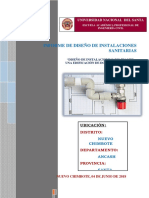 Informe de Diseño de Instalaciones Sanitarias