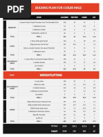 Bulking Plan For 150lbs Male