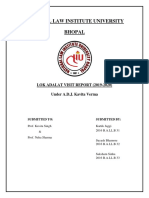 Lok Adalat Report