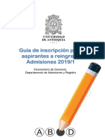 Guia Reingreso 2019 1 PDF