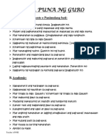 Corresponding Roles of A Teacher