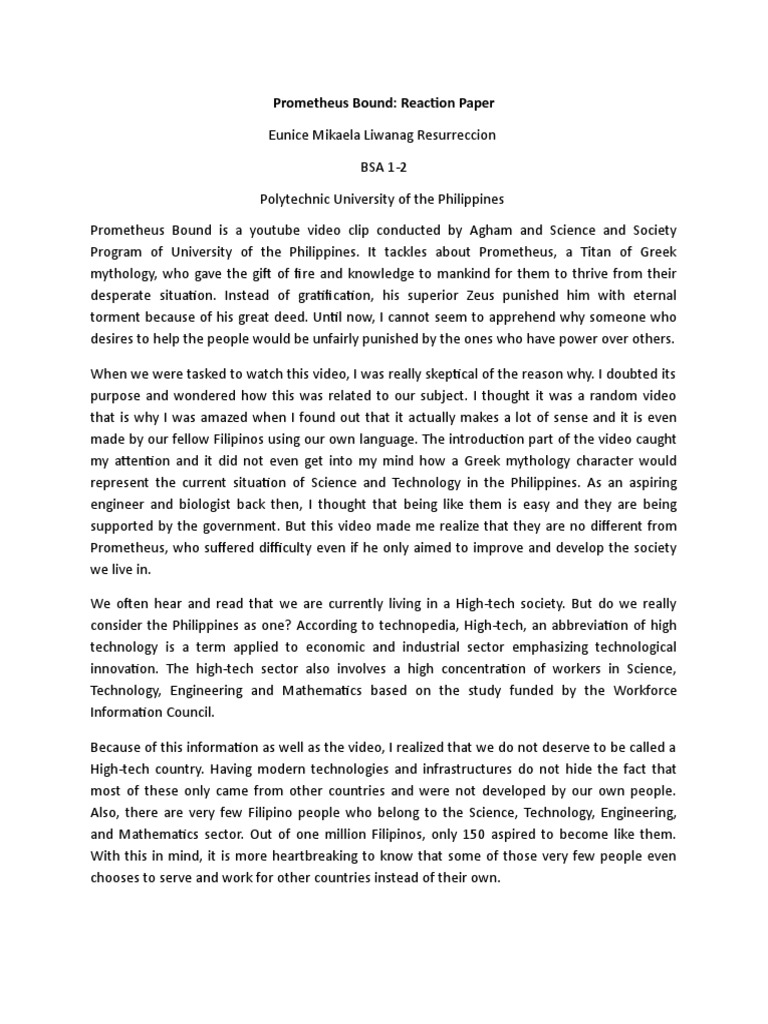 The story of prometheus image