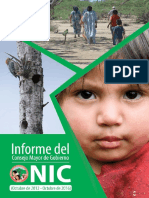 Informe Del Consejo Mayor de Gobierno Del NIC