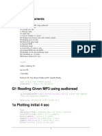 Q1 Reading Given MP3 Using Audioread: CLC Clearvars