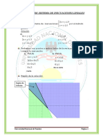 Ejercicios de Sistema de Inecuaciones Liniales