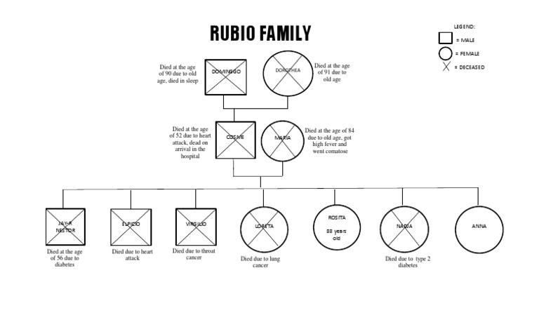 Family Obituaries and Causes of Death | PDF