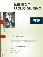 Crecimiento y Desarrollo Del Niño Diapositiva