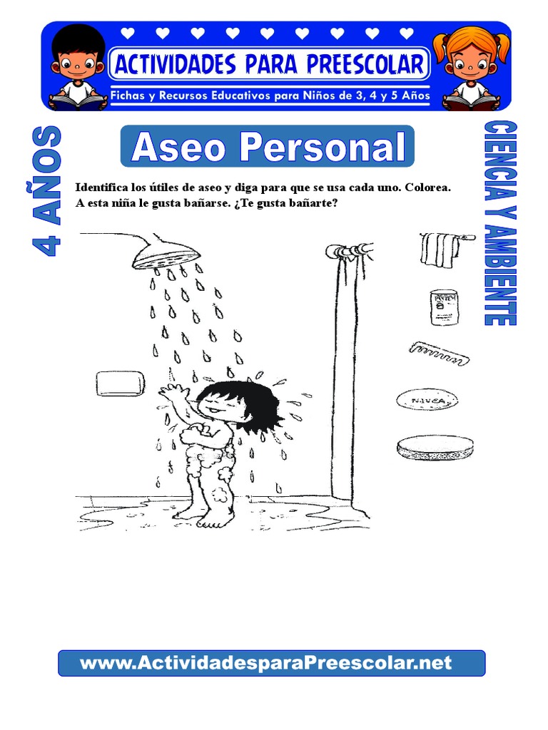 Aseo Personal Para Ninos De 4 Anos