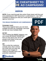 Facebook Ads Cheatsheet PDF