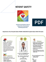 Lecture 6-Overview Patient Safety and Using Personal Protective-Dr. M. Robikhul Ikhsan, M.kes., SP - PD (2019)