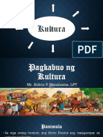 Pagkabuo NG Kultura (Grade 8)