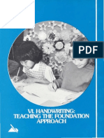 New South Wales - Handwriting: Teaching The Foundation Approach