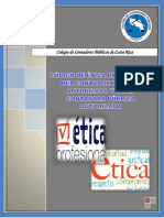 Código de Etica Profesional Del Contador Público Autorizado y de La Contadora Pública Autorizada