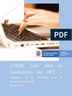 Guía Construcción Del PETI - Gobierno Digital - v2.0 PDF