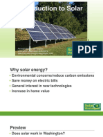 Introduction to Solar Energy in Washington