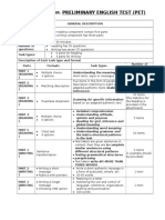 Preliminary English Test (Pet)