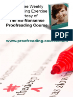 Proofreading Exercise 1 PDF
