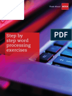 Step by Step Word Processing Exercises PDF