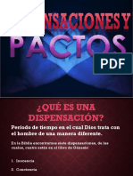 Pactos y Dispensaciones