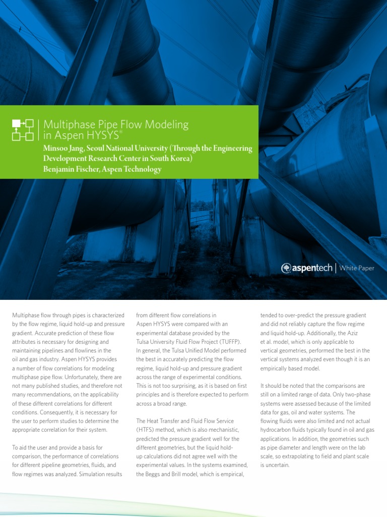 AT-03829-Multiphase Pipe Flow Modeling in Aspen HYSYS PDF | PDF | Fluid ...