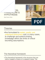 Theoretical Framework & Hypothesis