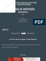 Medidas de Dispersión. Bioestadística