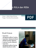 Analisis RULA Dan REBA