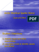 Cause Effect - Artic Shortcut Sparks Worry