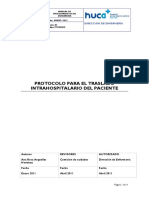 Traslado Intrahospitalario de Un Paciente