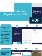 Panduan Daftar Dan Upgrade Aplikasi PEDE PDF